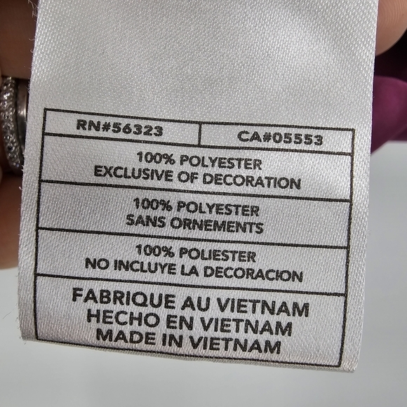 Nike purple striped embroidered windbreaker jacket women's size large - Picture 6 of 7